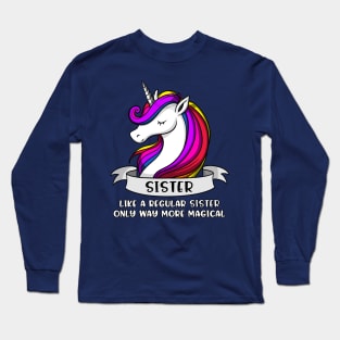 Unicorn Sister Long Sleeve T-Shirt